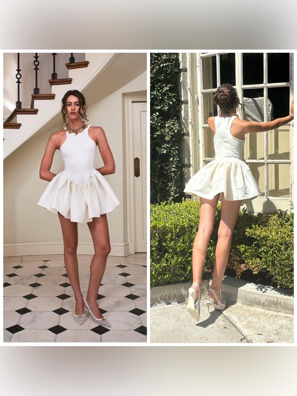 Delfi Collective‎ Scarlett Mini Dress Ivory XL